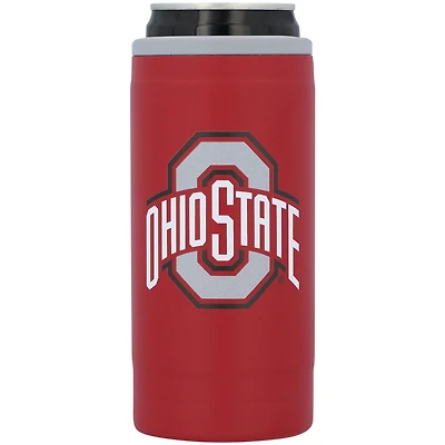 Buckeyes de l'État de l'Ohio 12 oz. Flipside Powdercoat Slim Refroidisseur de canettes