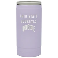 Ohio State Buckeyes 12oz. Lavender Soft Touch Slim Coolie
