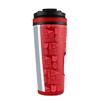 Bouteille shaker en acier inoxydable 4D de 26 oz des Ohio State Buckeyes