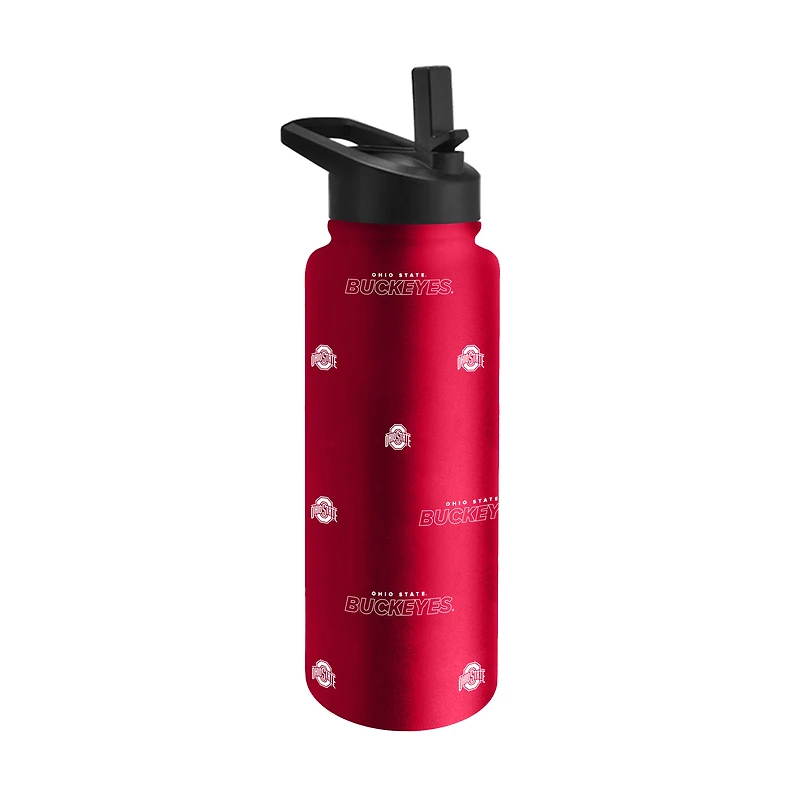 Bouteille de boisson rafraîchissante Steep and Repeat de 34 oz des Ohio State Buckeyes