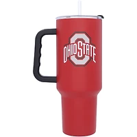 Buckeyes de l'État de l'Ohio 40 oz. Gobelet de voyage avec poignée