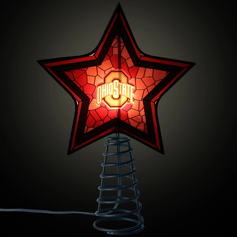 Ohio State Buckeyes Mosaic Tree Topper