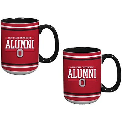 Ohio State Buckeyes Two-Pack Alumni Mug Set