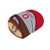 Coussin empilable en peluche représentant la mascotte des Buckeyes de l'Ohio State