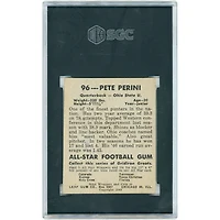 Pete Perini Ohio State Buckeyes 1948 Leaf Gum Co. #96 SGC Authenticated 4 Card