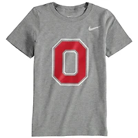 T-shirt Nike Ohio State Buckeyes Logo préscolaire gris anthracite