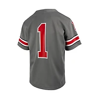Preschool Nike #1 Steel Ohio State Buckeyes Alternate Untouchable Football Jersey
