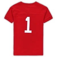 Preschool Wes & Willy Scarlet Ohio State Buckeyes Football Pajama Set