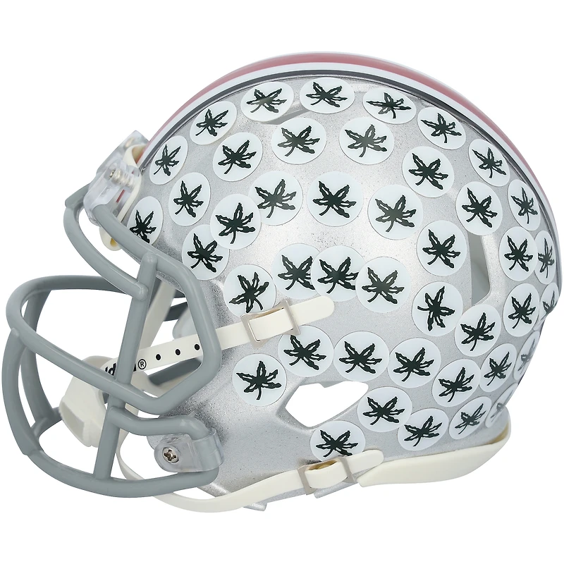 Ryan Day Ohio State Buckeyes Autographed 2024 College Football Playoff National Champions Logo Riddell Speed Mini Helmet