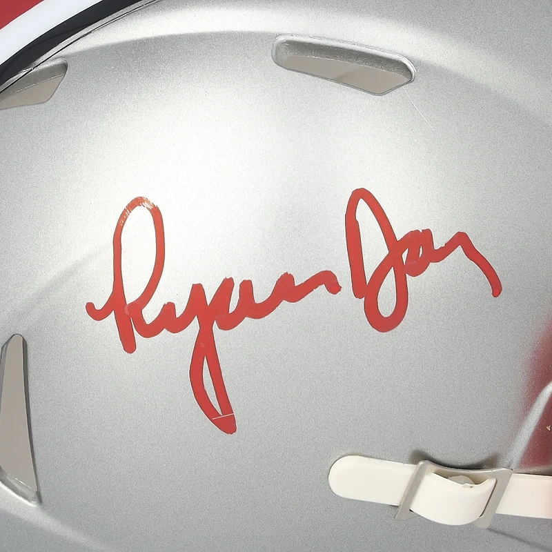 Ryan Day Ohio State Buckeyes Autographed Riddell Eclipse Mini Helmet 