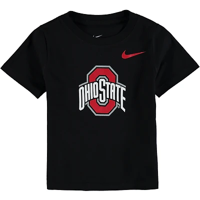 T-shirt à logo Ohio State Buckeyes Nike noir pour tout-petit
