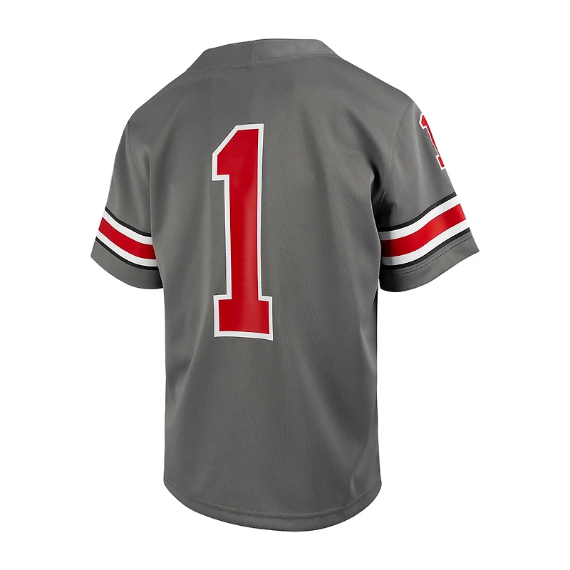 Toddler Nike #1 Steel Ohio State Buckeyes Alternate Untouchable Replica Football Jersey