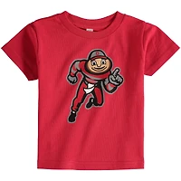 T-shirt pour tout-petit Scarlet Ohio State Buckeyes avec grand logo