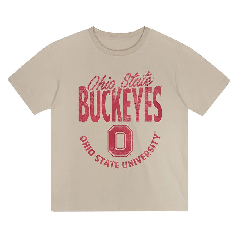 Toddler Tan Ohio State Buckeyes News Flash T-Shirt