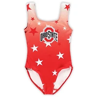 Justaucorps de danse ZooZatz Scarlet Ohio State Buckeyes pour tout-petits