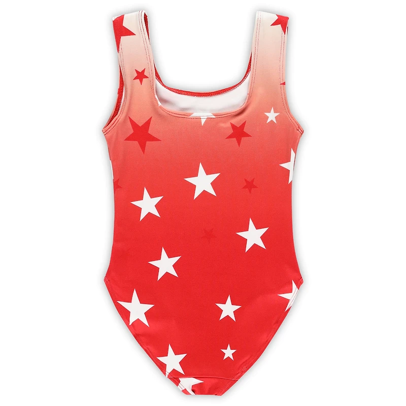 Justaucorps de danse ZooZatz Scarlet Ohio State Buckeyes pour tout-petits