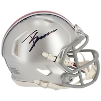 Casque Riddell Speed ​​Mini autographié par Trey Sermon Ohio State Buckeyes