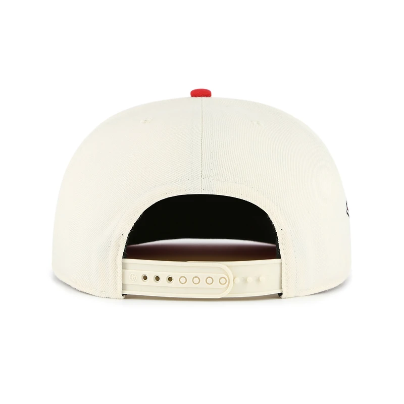 Casquette unisexe ajustable « 47 Natural Ohio State Buckeyes Crossover Off Hand »