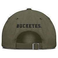 Casquette unisexe Nike Olive Ohio State Buckeyes Primetime Club ajustable