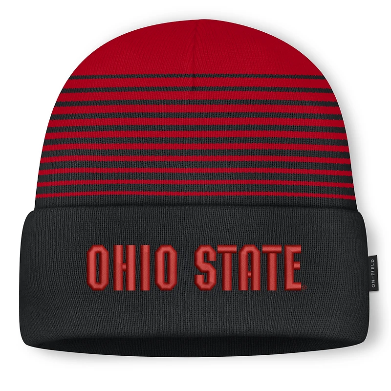 Bonnet utilitaire unisexe Nike écarlate/noir Ohio State Buckeyes
