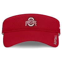 Unisex Nike Scarlet Ohio State Buckeyes 2025 Dugout Softball Ace Performance Adjustable Visor
