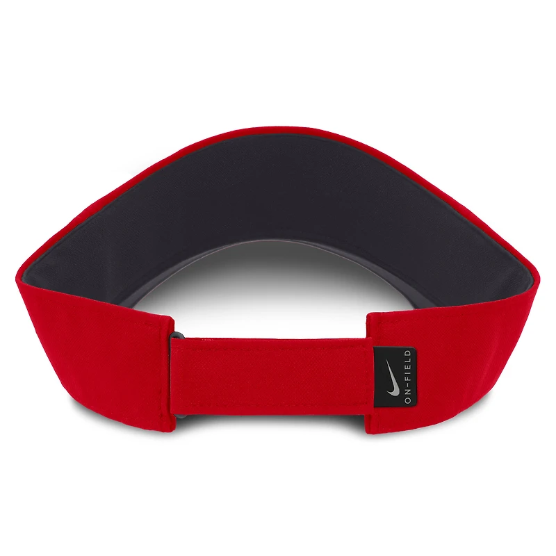 Unisex Nike Scarlet Ohio State Buckeyes 2026 On-Field Ace Adjustable Visor