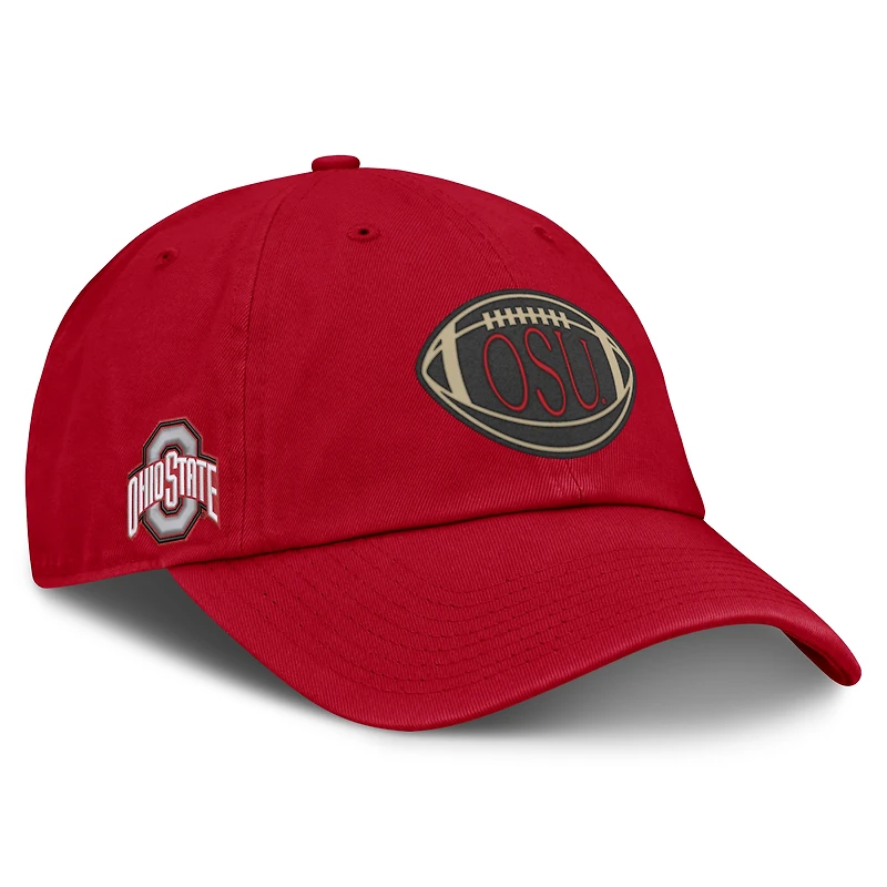 Unisex Nike  Scarlet Ohio State Buckeyes Campus Prep Football Club Adjustable Hat