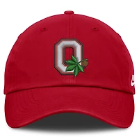 Casquette unisexe Nike Scarlet Ohio State Buckeyes Legacy Letter Club ajustable