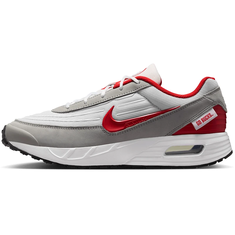 Baskets Nike Air Max Verse blanches unisexes des Ohio State Buckeyes