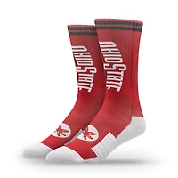 Chaussettes unisexes Strideline Ohio State Buckeyes Premium Wordmark Crew