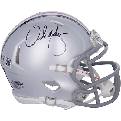 Urban Meyer Ohio State Buckeyes Autographed Speed Mini Helmet - BAS