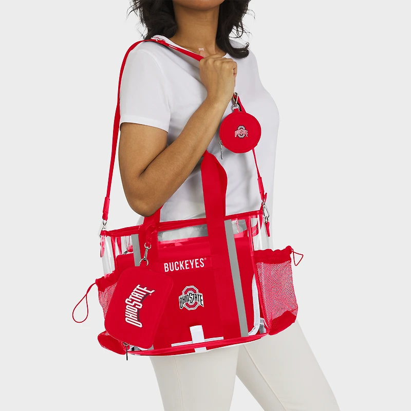 Sac bébé transparent WEAR by Erin Andrews Ohio State Buckeyes Stadium