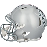 Will Howard & Emeka Egbuka Ohio State Buckeyes Autographed 2024 College Football Playoff National Champions Logo Riddell Speed Authentic Helmet 