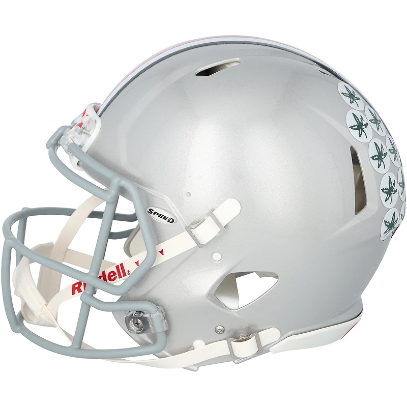 Casque Riddell Speed ​​Authentic autographié par Will Howard, joueur des Ohio State Buckeyes
