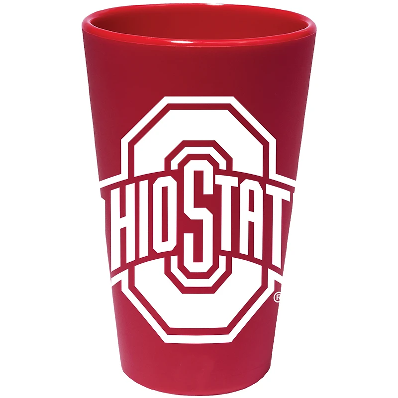 Verre à pinte WinCraft Ohio State Buckeyes en silicone (473 ml)