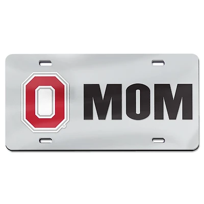 Plaque d'immatriculation WinCraft Ohio State Buckeyes Specialty Mom