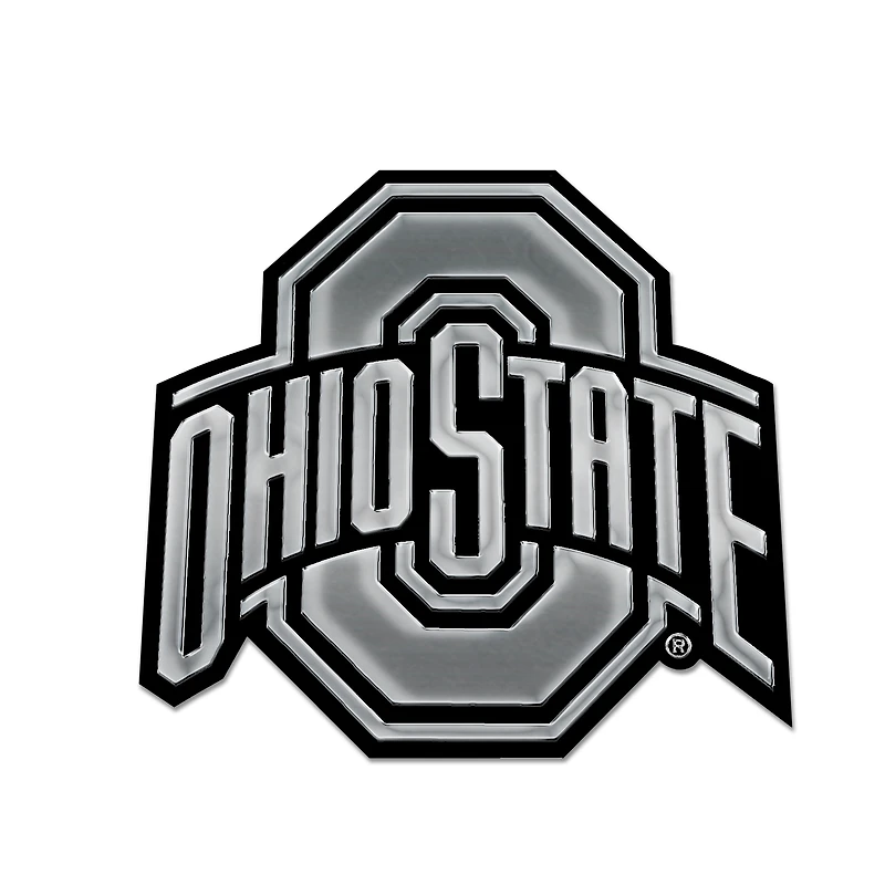 Emblème de voiture WinCraft Ohio State Buckeyes Team Chrome