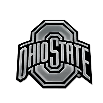 Emblème de voiture WinCraft Ohio State Buckeyes Team Chrome