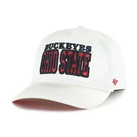 Casquette ajustable Outspoken Hitch blanche 47 pour femme des Ohio State Buckeyes