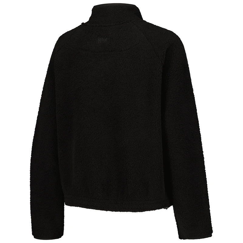 Sweat-shirt noir à demi-zip Everest des Ohio State Buckeyes pour femmes