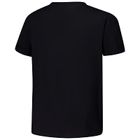 T-shirt noir pour femme avec inscription en perles cousues à la main Ohio State Buckeyes
