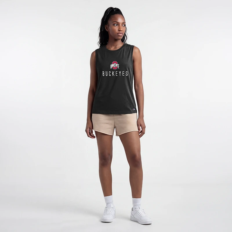Women's Champion Black Ohio State Buckeyes Lifestyle Tank Top