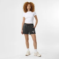 Women's Champion  Black Ohio State Buckeyes Powerblend Elastic Waist Shorts