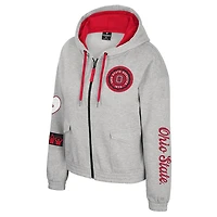 Veste à capuche zippée Alfie pour femme, gris Colosseum
