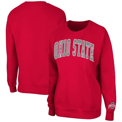 Sweat Colosseum Scarlet Ohio State Buckeyes Campanile pour femme