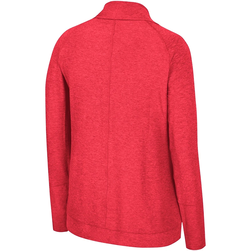 Pull cardigan Colosseum Scarlet Ohio State Buckeyes Morningside pour femme