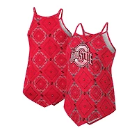Débardeur bandana Colosseum x Wrangler Scarlet Ohio State Buckeyes pour femmes