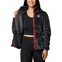 Veste zippée en sherpa Fireside II noire pour femme de Columbia Ohio State Buckeyes