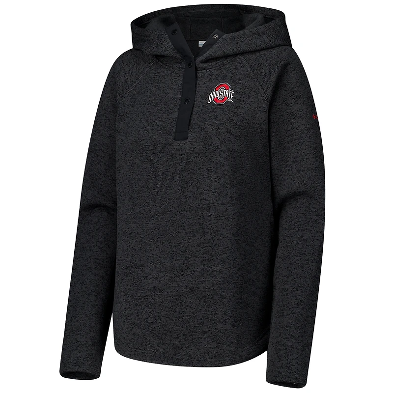 Sweat à capuche noir Ohio State Buckeyes pour femme de Columbia