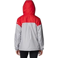 Women's Columbia Scarlet/Gray Ohio State Buckeyes Flash Forward Full-Zip Hoodie Windbreaker Jacket